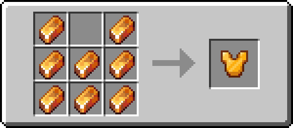 Image of the recipe for Midas Gold Chestplate