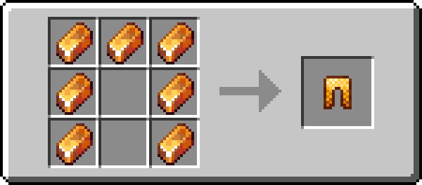 Image of the recipe for Midas Gold Leggings