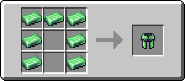 Image of the recipe for Orichalcum Leggings