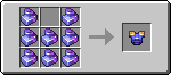 Image of the recipe for Star Platinum Chestplate