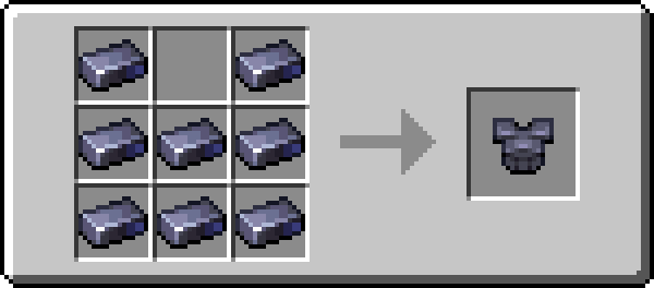 Image of the recipe for Steel Chestplate