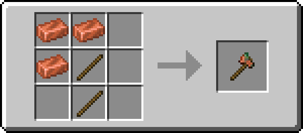 Image of the recipe for Copper Axe
