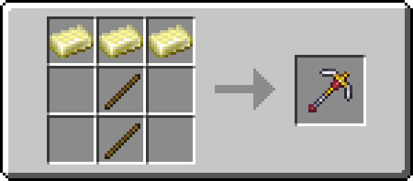 Image of the recipe for Hallowed Pickaxe