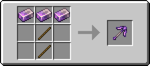 Image of the recipe for Kyber Pickaxe