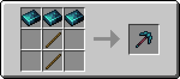 Image of the recipe for Quadrillum Pickaxe
