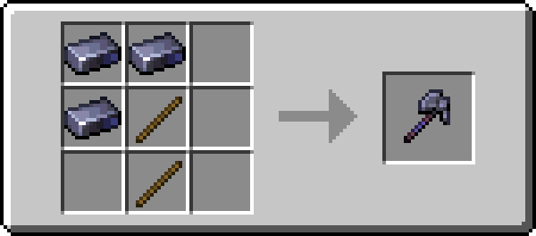 Image of the recipe for Steel Axe